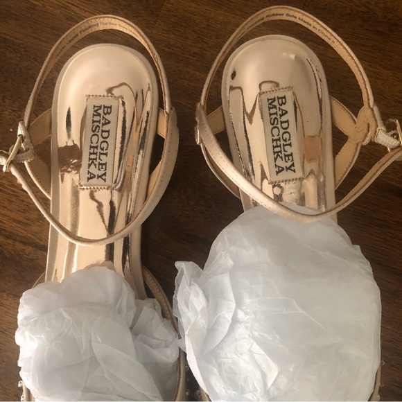 NIB $185 Karine Pointed Toe Flat BADGLEY MISCHKA COLLECTION in Nude - size 8! - Picture 12 of 14